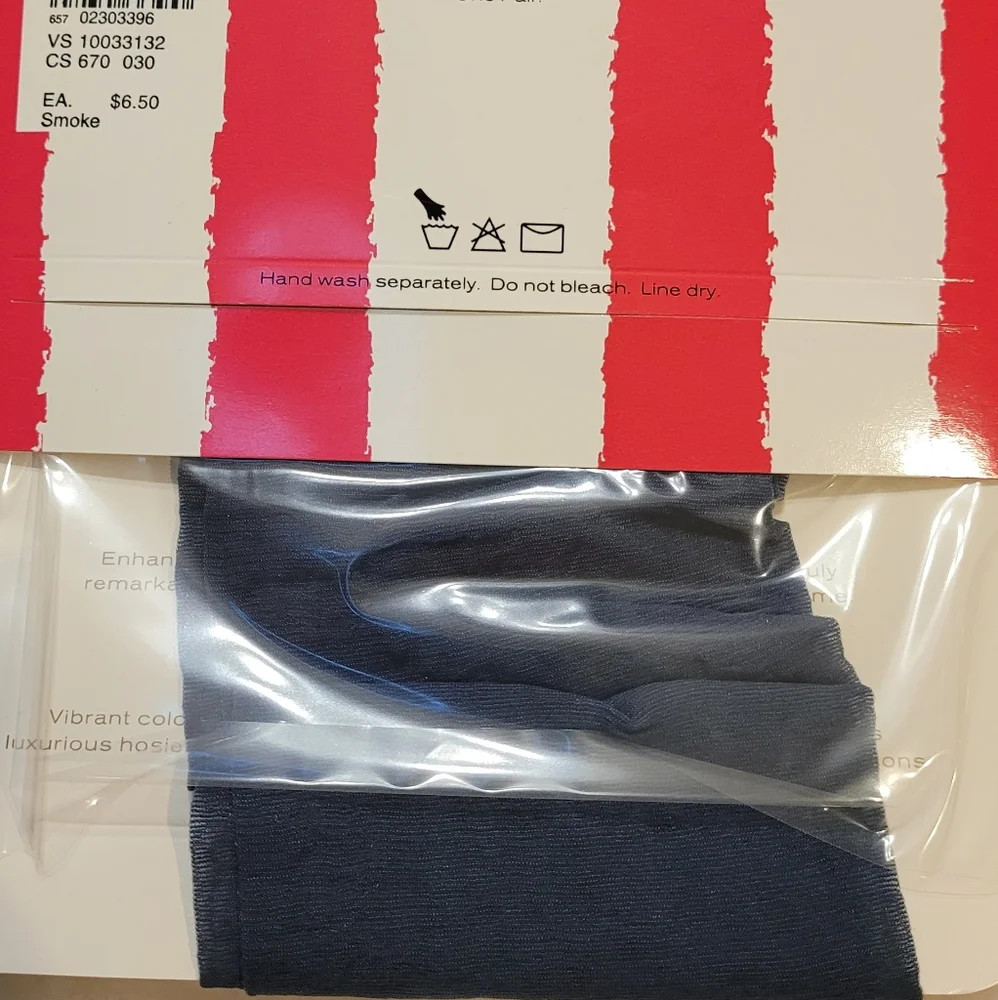 Victoria's Secret Lasting Luxuries Control Top Pantyhose Set of Two Size S New